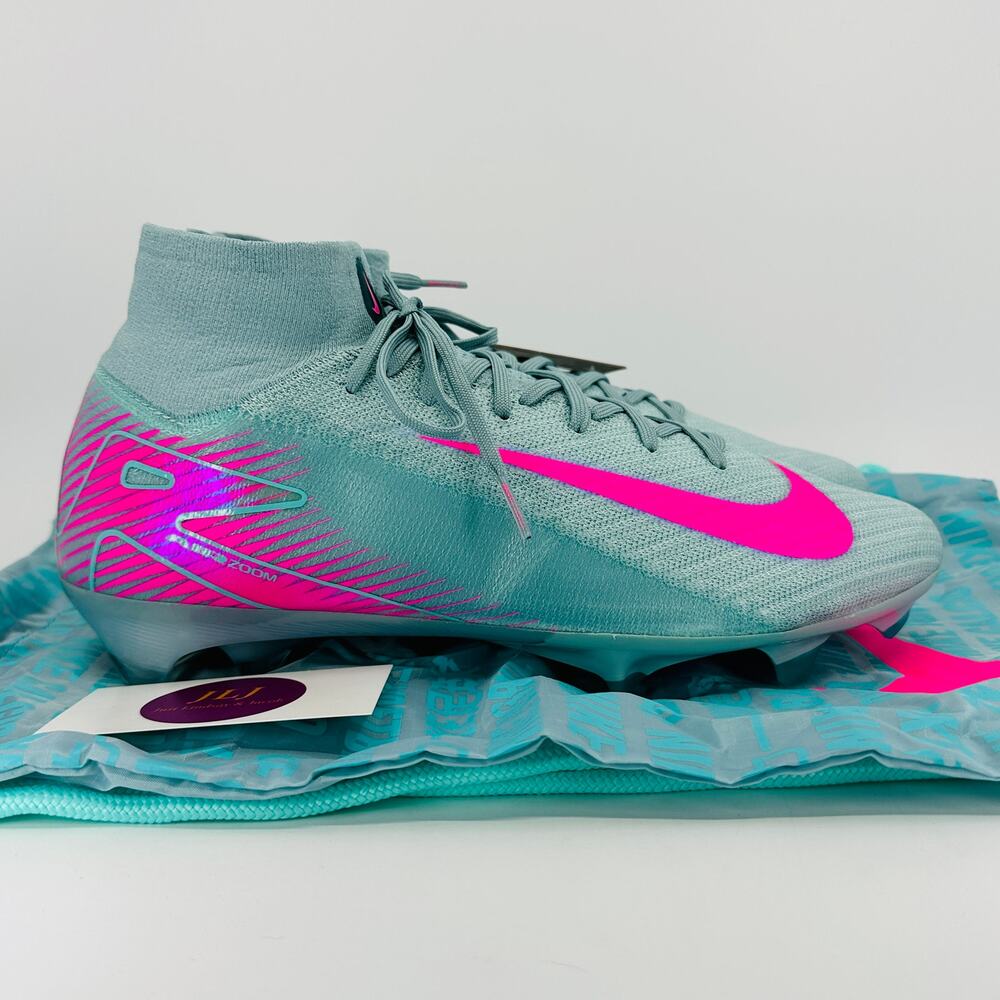 Nike Men's Zoom Mercurial Superfly 10 Elite FG Soccer Cleats FQ1454-301 Size 9.5